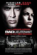 BAD LIEUTENANT ESCALE A LA NOUVELLE-ORLEANS Laffiche de BAD LIEUTENANT