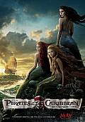 MEDIA - PIRATES DES CARAIBES 4  LA FONTAINE DE JOUVENCE New PIRATES OF THE CARRIBEAN  ON STRANGER TIDES Mermaids Poster