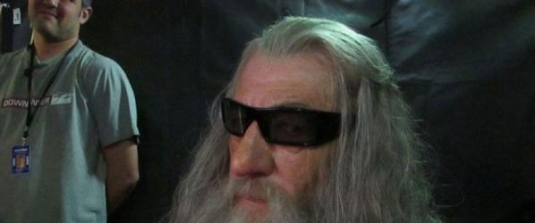 INFO - HOBBIT  UN VOYAGE INATTENDU LE Première photo de Ian McKellen sur le plateau de THE HOBBIT