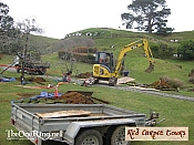 HOBBIT  UN VOYAGE INATTENDU LE BILBO LE HOBBIT  la construction de Hobbiton a commencée