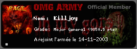Killjoy Army card