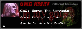 Serve The Servants Army card